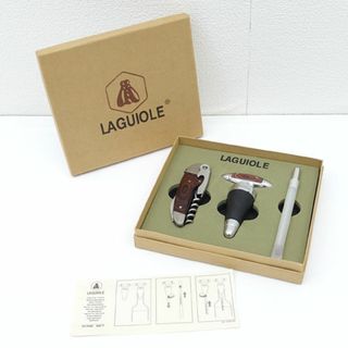 LAGUIOLE / ラギオール ◆【キッチン】ソムリエナイフ ワインストッパー 温度計 3点セット 生活雑貨【中古】 [0220485653](その他)