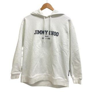 ジミーチュウ(JIMMY CHOO)のジミーチュウ JIMMY CHOO パーカー
 JC カレッジフーディ XS ホワイト(パーカー)