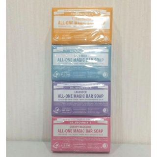 ドクターブロナー(Dr.Bronner)のドクターブロナー  マジックソープバー  140g × 4個 セット(ボディソープ/石鹸)