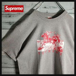 シュプリーム(Supreme)の【超希少デザイン】シュプリーム☆センタービッグロゴ入りライダーズTシャツ 即完売(Tシャツ/カットソー(半袖/袖なし))