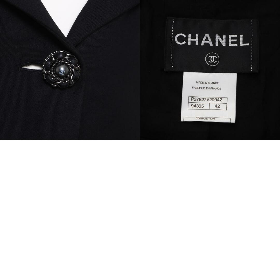 CHANEL(シャネル)のシャネル CHANEL ココマーク ボタン シルク コート レディースのジャケット/アウター(その他)の商品写真