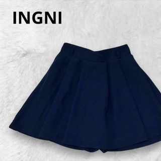 イング(INGNI)の【INGNI】スカンツ　紺　ショート丈　フレア M(ミニスカート)