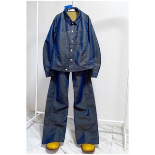 リーバイス(Levi's)の珍品 00s y2k levi's " 玉虫色 " 立体裁断 ジャケットのみ(Gジャン/デニムジャケット)