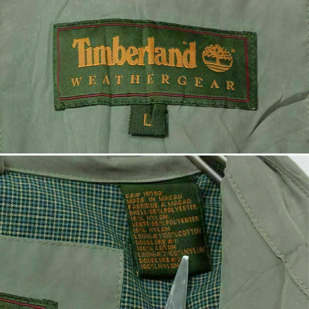 Timberland(ティンバーランド)の【希少】ティンバーランド スイングトップ ブルゾン 古着 90s 刺繍 入手困難 メンズのジャケット/アウター(ブルゾン)の商品写真