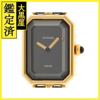 シャネル(CHANEL)のシャネル プルミエールL H0001 時計 ブラック文字盤 M【200】(腕時計)