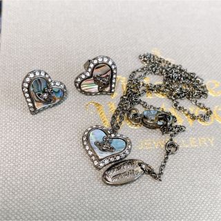 ヴィヴィアンウエストウッド(Vivienne Westwood)のヴィヴィアン シェル ハート ネックレス ピアス セット(ネックレス)