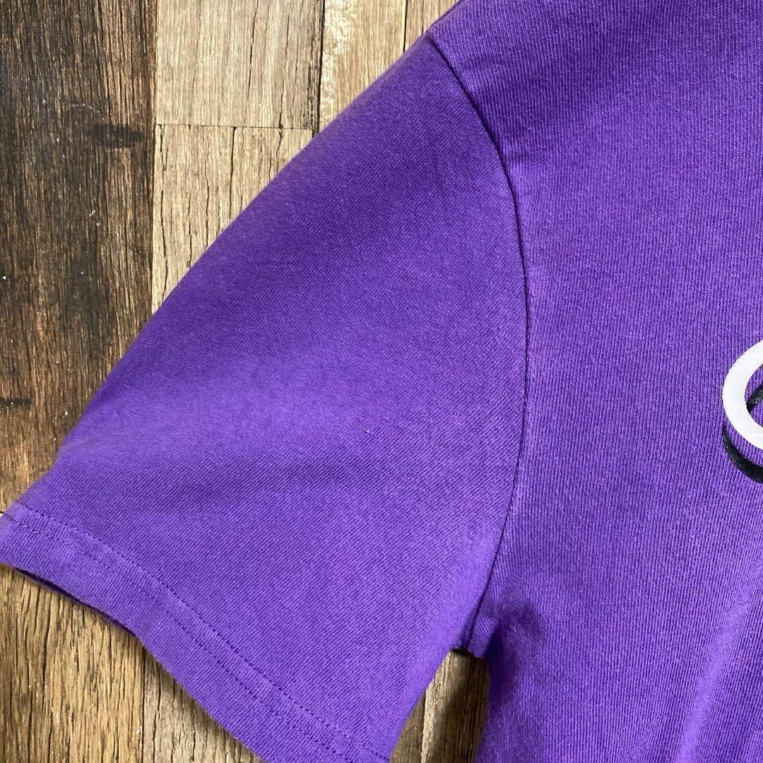 Champion(チャンピオン)のチャンピオン メンズ 半袖 Tシャツ パープル ロゴ USA古着 90s メンズのトップス(Tシャツ/カットソー(半袖/袖なし))の商品写真