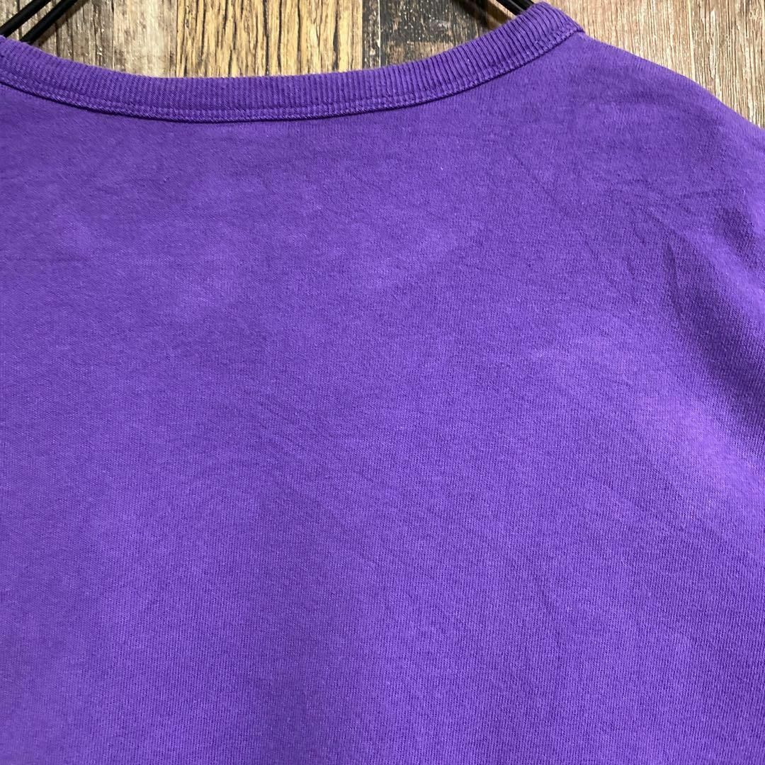 Champion(チャンピオン)のチャンピオン メンズ 半袖 Tシャツ パープル ロゴ USA古着 90s メンズのトップス(Tシャツ/カットソー(半袖/袖なし))の商品写真