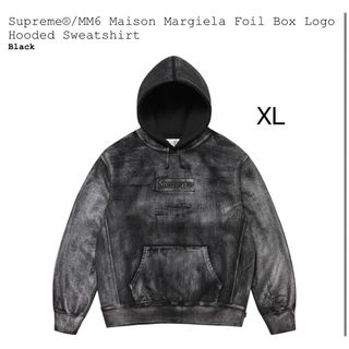 シュプリーム(Supreme)のMargiela Foil Box Logo Hooded Sweatshirt(パーカー)