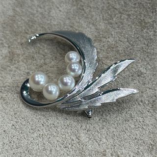 ミキモト(MIKIMOTO)のMIKIMOTO ミキモト SV パール4.7〜6.0㎜ブローチ(ブローチ/コサージュ)