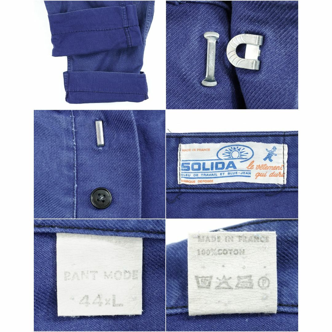 VINTAGE(ヴィンテージ)のSOLIDA FRENCH WORK PANTS 1970s PA001 メンズのパンツ(ワークパンツ/カーゴパンツ)の商品写真