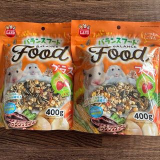 マルカン(MARUKAN Group)のバランスフードプラス　新パッケージ　400g ×2P ハムスター、リス、モモンガ(小動物)