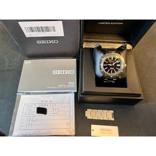 セイコー(SEIKO)のSEIKO プレザージュ ワンプッシュクロノ型 SARX073 美品(腕時計(アナログ))