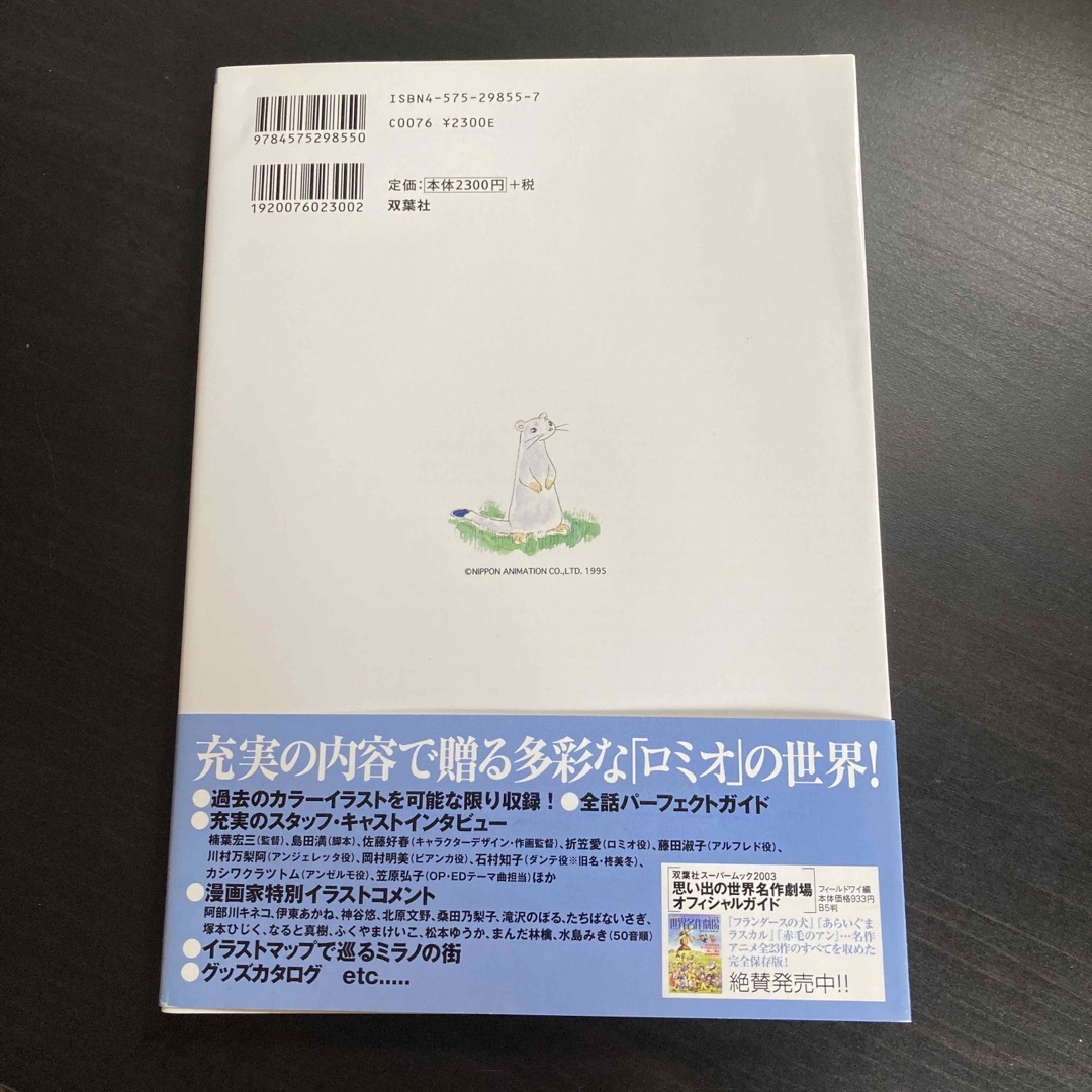 ロミオの青い空１０周年オフィシャルファンブック エンタメ/ホビーの本(アート/エンタメ)の商品写真