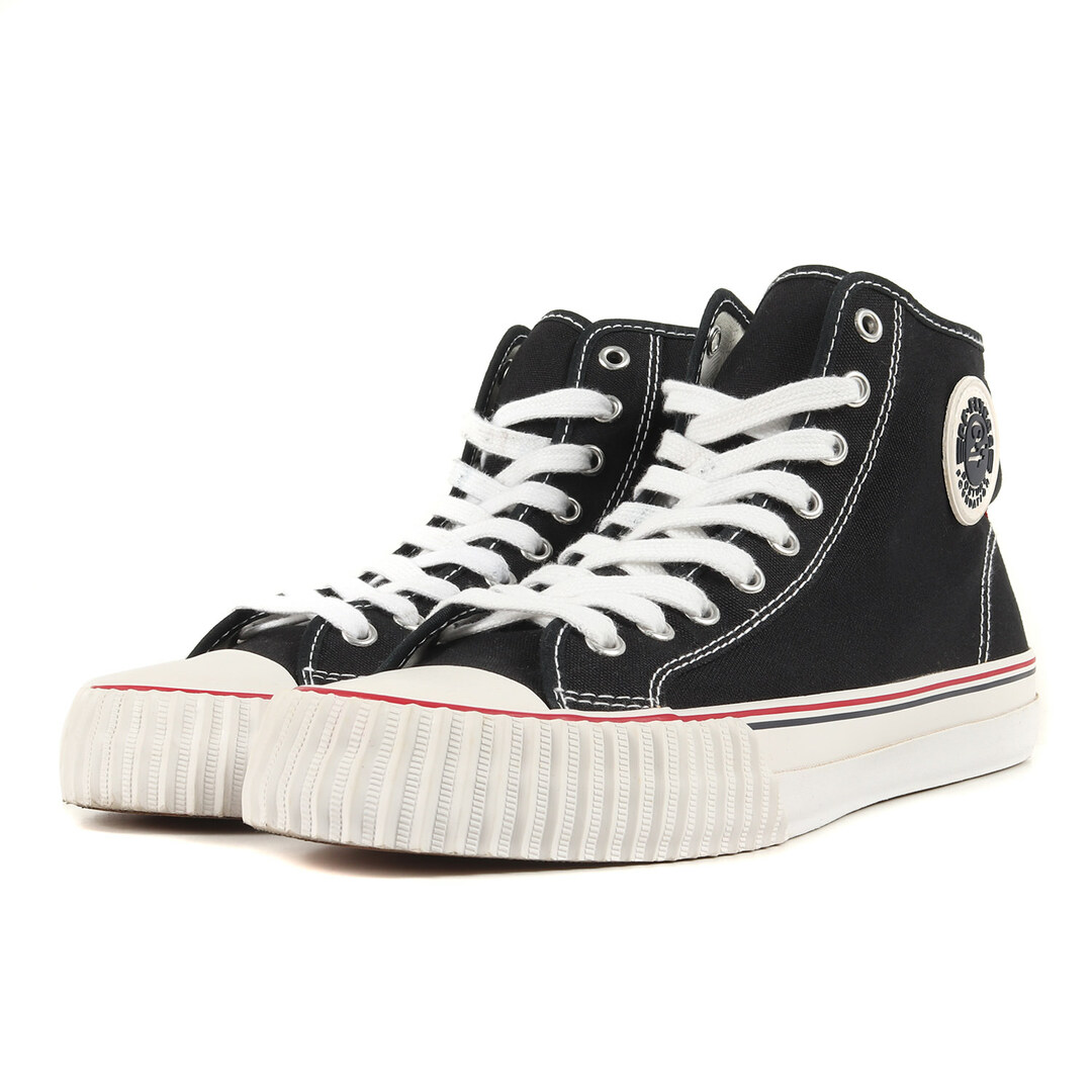 PF-FLYERS(ピーエフフライヤーズ)の美品 PF-FLYERS ピーエフ フライヤー サイズ:28.0cm MC1001 BK CENTER HI / キャンバス ハイカット スニーカー ブラック 黒 US10 D シューズ 靴【メンズ】【中古】 メンズの靴/シューズ(スニーカー)の商品写真