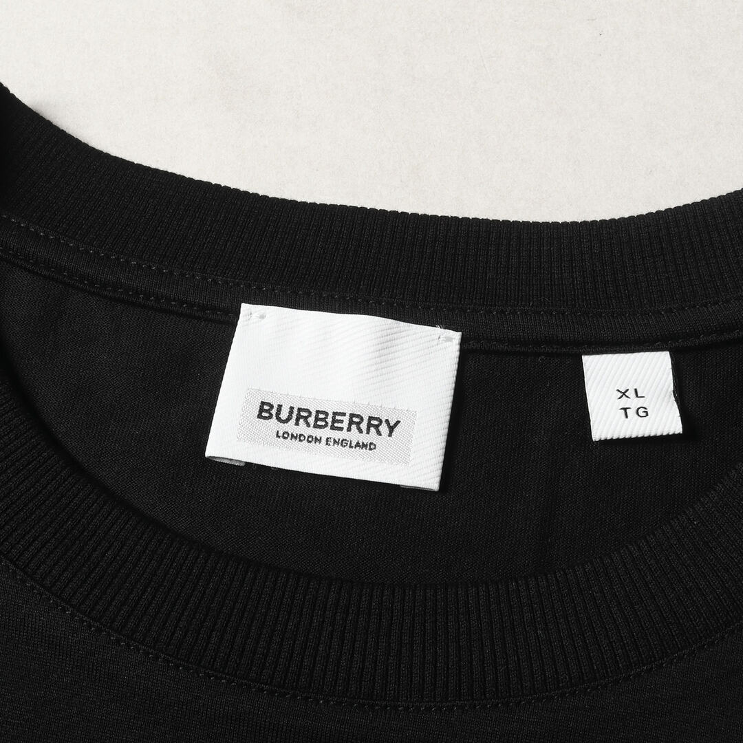 BURBERRY(バーバリー)の新品同様 BURBERRY バーバリー Tシャツ サイズ:XL 近年モデル オーク リーフ クレスト クルーネック 半袖Tシャツ Oak Leaf Crest T-Shirt 8071594 ロゴ ローレル ブラック 黒 トップス カットソー【メンズ】【中古】 メンズのトップス(Tシャツ/カットソー(半袖/袖なし))の商品写真