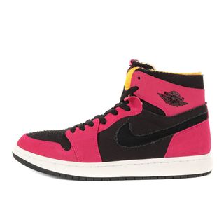 ナイキ(NIKE)の美品 NIKE ナイキ サイズ:28.0cm AIR JORDAN 1 ZOOM AIR CMFT FIREBERRY (CT0978-601) エアジョーダン 1 ズーム コンフォート ファイアベリー ハイパーピンク US10 ハイカット スニーカー バッシュ シューズ 靴【メンズ】【中古】(スニーカー)