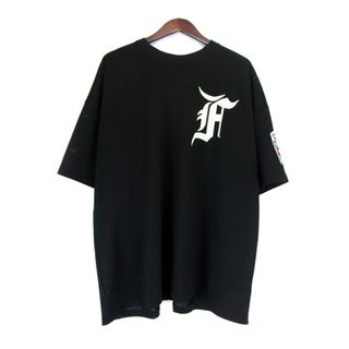 フィアオブゴッド(FEAR OF GOD)のフィア オブ ゴッド FEAR OF GOD ■ 【 FIFTH COLLECTION MESH TEE BIG LEARGUE 】 フィフス コレクション メッシュ F ロゴ Tシャツ　s2886(Tシャツ/カットソー(半袖/袖なし))