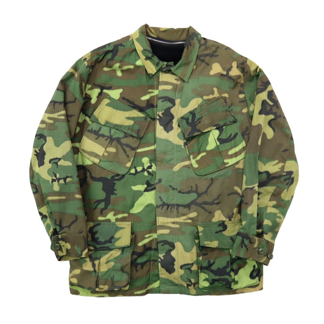 70s US ARMY ミックスリーフ ジャングル ファティーグ ジャケット 70s US ARMY ミックスリーフ ジャングル ファティーグ ジャケット
