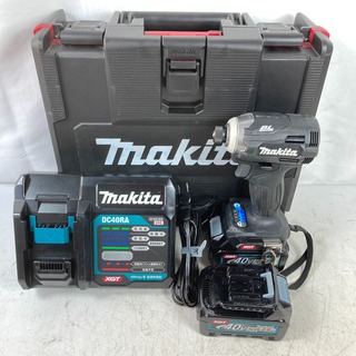 マキタ(Makita)の＊＊MAKITA マキタ 40Vmax 充電式インパクトドライバ  (バッテリ2個・充電器・ケース付) TD001 ブラック(その他)