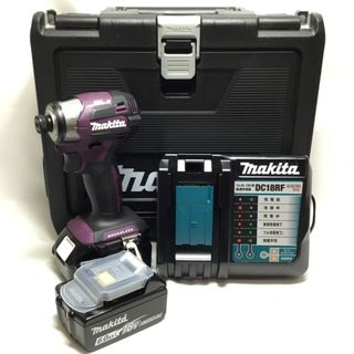 マキタ(Makita)のΘΘMAKITA マキタ インパクトドライバ 18v 未使用品 付属品完備 3 TD173DGXAP パープル(その他)