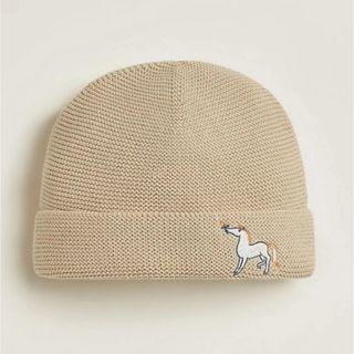 エルメス(Hermes)の【ベージュ】HERMES  Cabriole hat ベイビーハット(帽子)