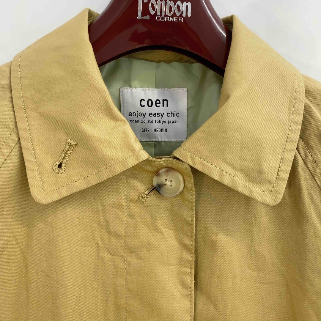 coen(コーエン)のcoen コーエン レディース トレンチコート ベージュ tk レディースのジャケット/アウター(トレンチコート)の商品写真