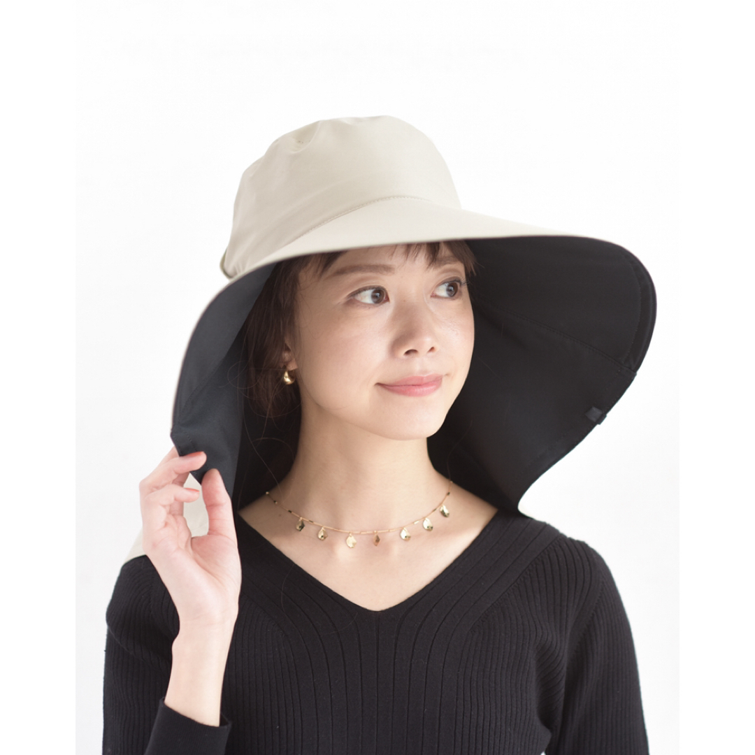 サンバリア　オーバルハット レディースの帽子(ハット)の商品写真