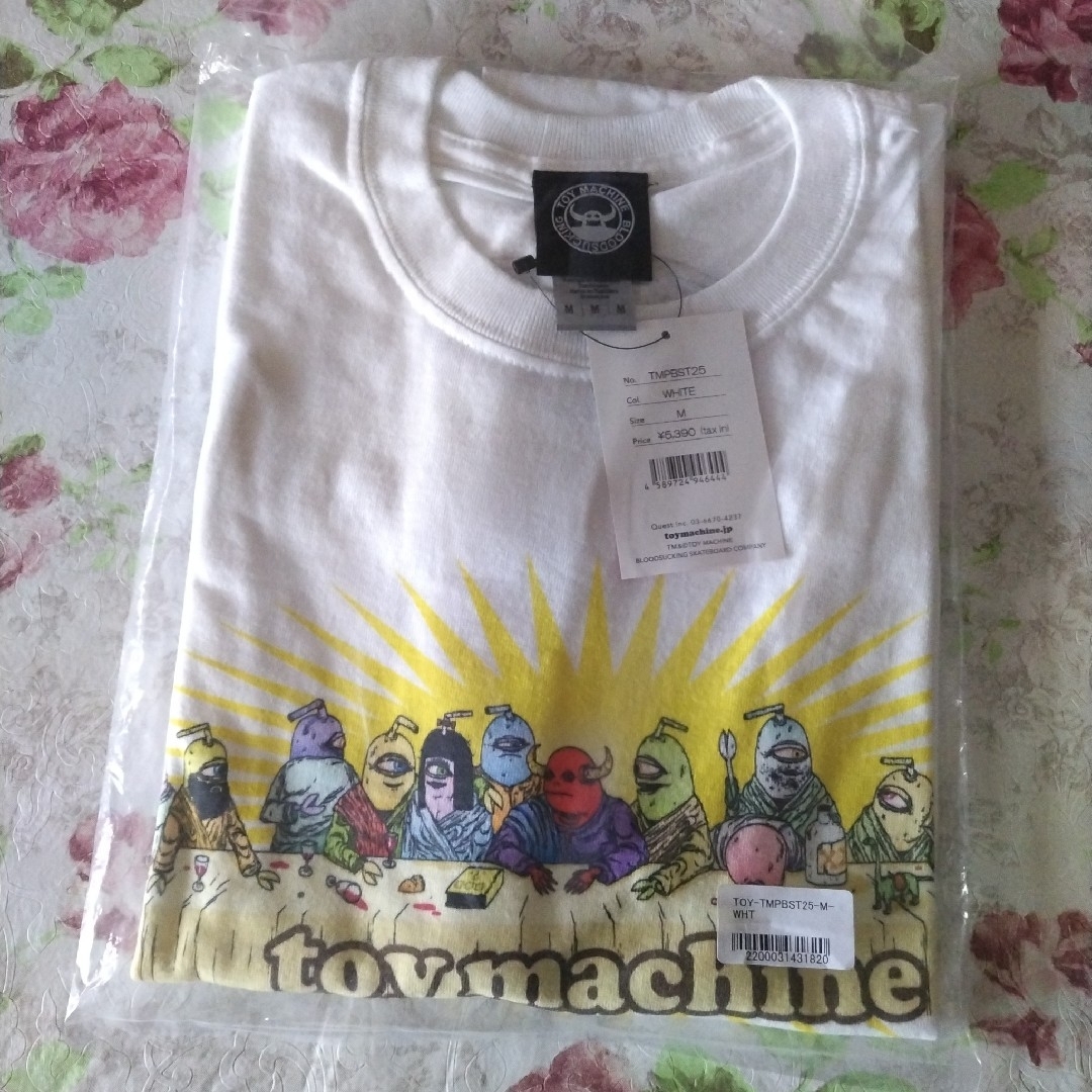 Toy Machine(トイマシーン)のTOY MACHINE  Last Supper S/S Tee White メンズのトップス(Tシャツ/カットソー(半袖/袖なし))の商品写真