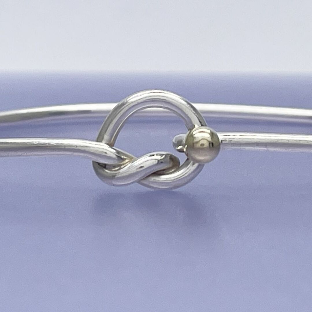 Tiffany & Co.(ティファニー)のTIFFANY&Co. ブレスレット ラブノット SV925 K18YG レディースのアクセサリー(ブレスレット/バングル)の商品写真