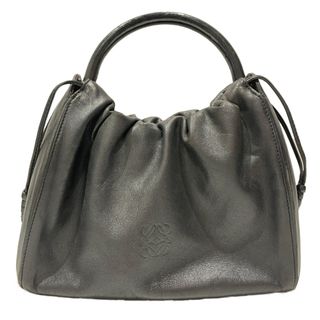 ロエベ(LOEWE)のLOEWE ハンドバッグ アナグラム 巾着 トップハンドル ヴィンテージ ナッパ レザー(ハンドバッグ)