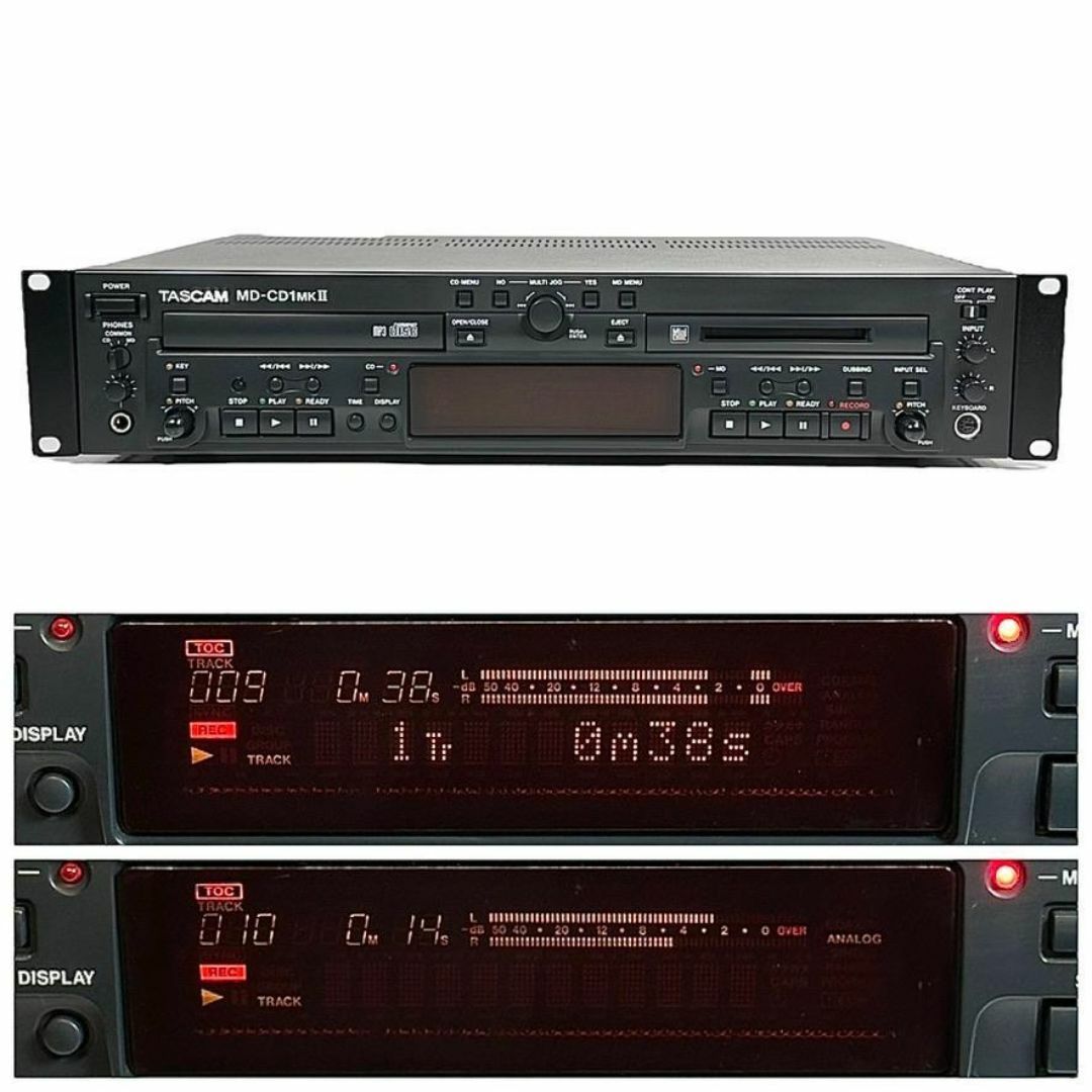 優良動作品 TASCAM MD/CDコンビネーションデッキ MD-CD1MK2 優良動作品 TASCAM MD/CDコンビネーションデッキ MD-CD1MK2