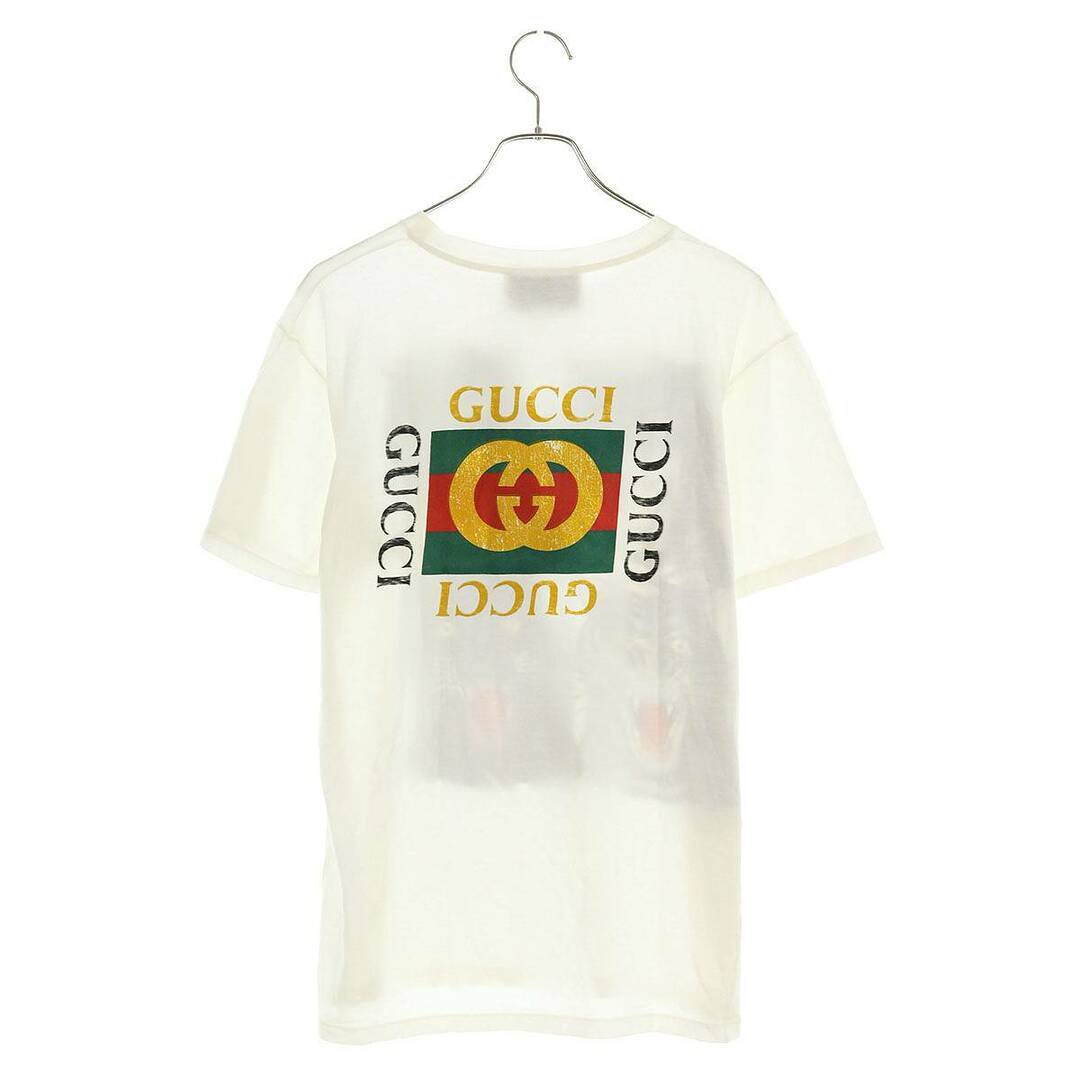 Gucci(グッチ)のグッチ  469307 X9B86 タイガーヴィンテージロゴプリントTシャツ メンズ S メンズのトップス(Tシャツ/カットソー(半袖/袖なし))の商品写真
