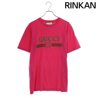グッチ(Gucci)のグッチ  457095 X5S76 ヴィンテージロゴプリントTシャツ メンズ M(Tシャツ/カットソー(半袖/袖なし))