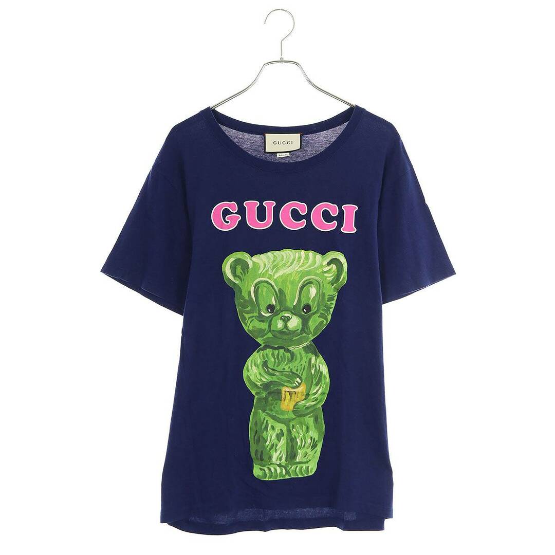 Gucci(グッチ)のグッチ  18SS  492347 X3P11 ロゴベアプリントTシャツ メンズ S メンズのトップス(Tシャツ/カットソー(半袖/袖なし))の商品写真