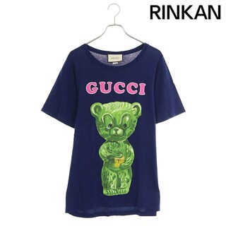 グッチ(Gucci)のグッチ  18SS  492347 X3P11 ロゴベアプリントTシャツ メンズ S(Tシャツ/カットソー(半袖/袖なし))