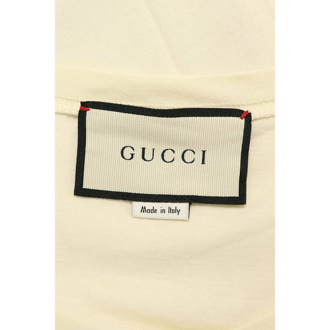 Gucci(グッチ)のグッチ  492347 XJARB スパンコールロゴピッグ刺繍Tシャツ メンズ M メンズのトップス(Tシャツ/カットソー(半袖/袖なし))の商品写真