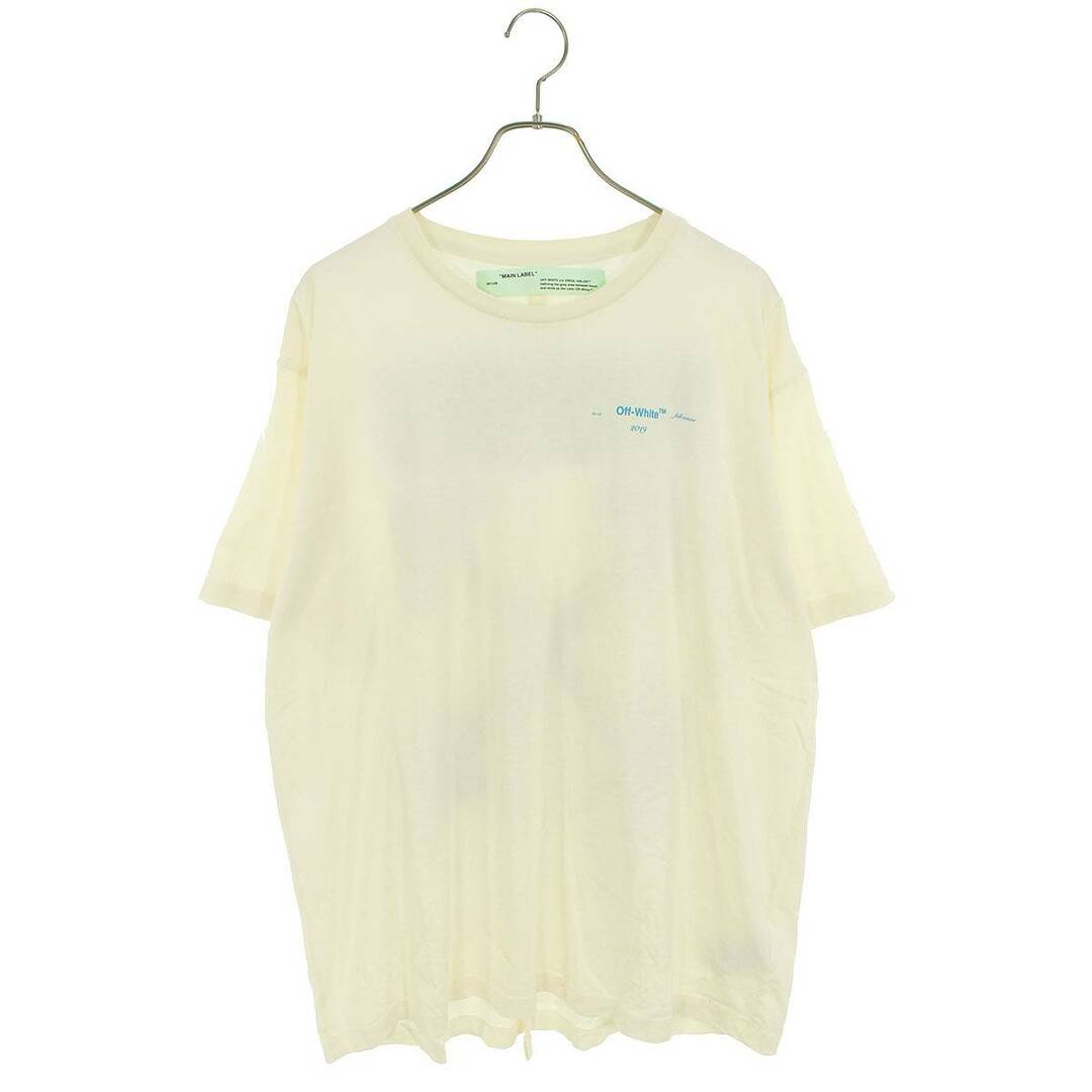 OFF-WHITE(オフホワイト)のオフホワイト  18AW  OMAA038F18185005 バックアローグラデーションTシャツ メンズ S メンズのトップス(Tシャツ/カットソー(半袖/袖なし))の商品写真