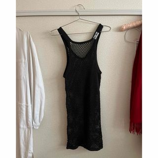 vintage mesh nosleeve(カットソー(半袖/袖なし))