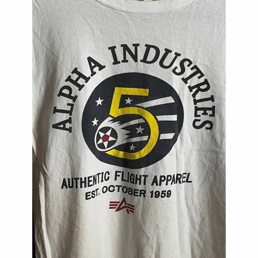 ALPHA INDUSTRIES(アルファインダストリーズ)のALPHA INDUSTRIES　半袖　Tシャツ　ロゴ　プリント メンズのトップス(Tシャツ/カットソー(半袖/袖なし))の商品写真