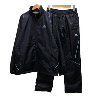 アディダス(adidas)のアディダス セットアップ ジャージ 裏起毛 長袖 ロング丈 M 紺 レディース(その他)