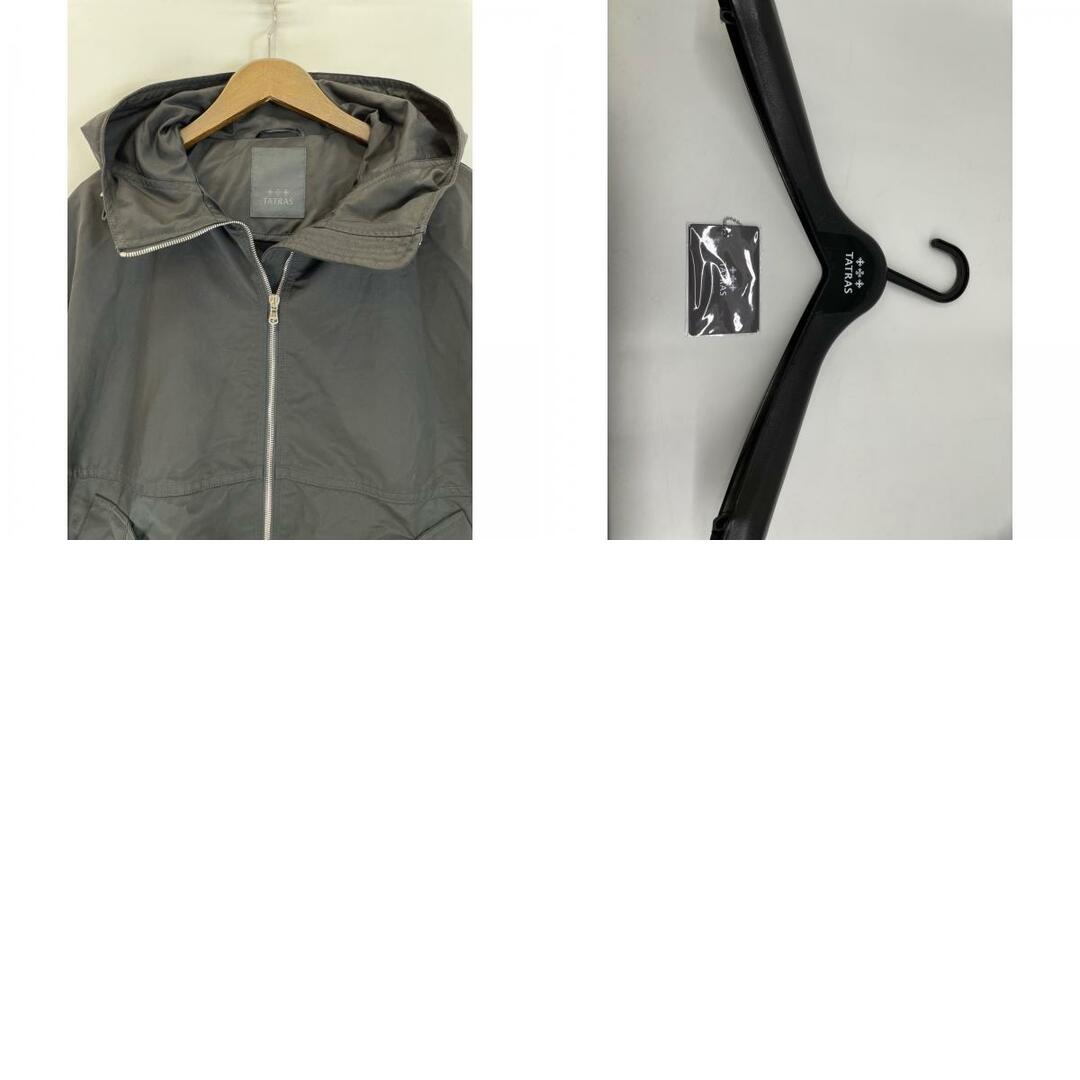 TATRAS(タトラス)のタトラス LTMA24S4117 LADONNA ﾗﾄﾞﾝﾅ ﾌﾞﾗｯｸ ﾅｲﾛﾝ×ｺｯﾄﾝ ﾓｯｽﾞｺｰﾄ 2 レディースのジャケット/アウター(その他)の商品写真