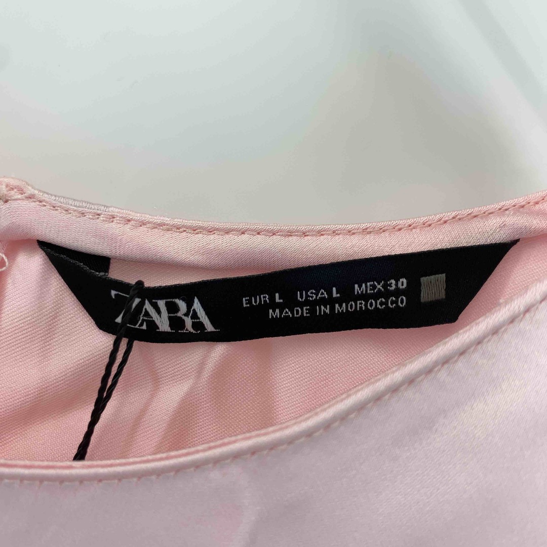 ZARA(ザラ)のZARA ザラ レディース ノースリーブ ブラウス　ピンク レディースのトップス(シャツ/ブラウス(半袖/袖なし))の商品写真