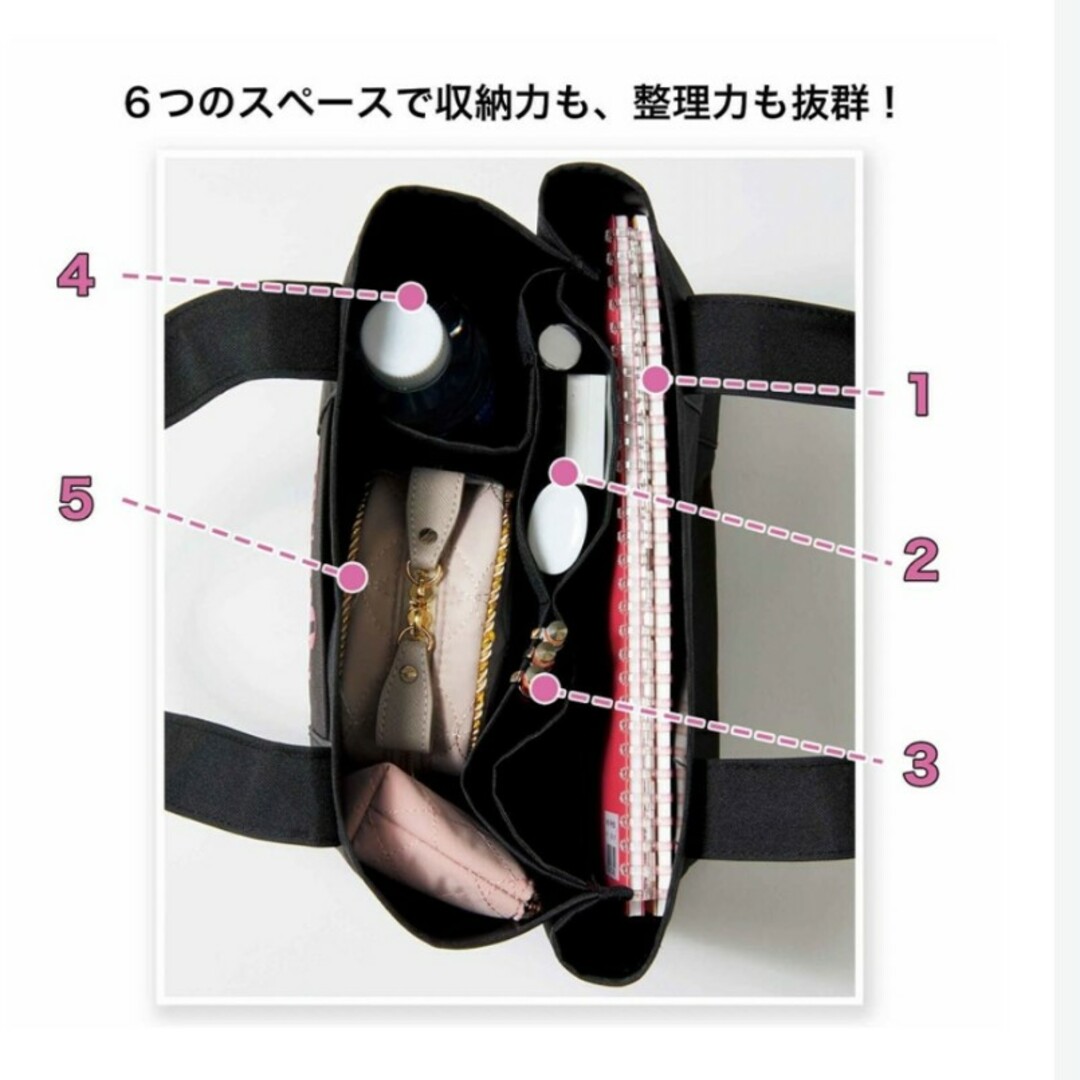 FAUCHON(フォション)のFAUCHON フォション トートバッグ GLOW 付録 レディースのバッグ(トートバッグ)の商品写真