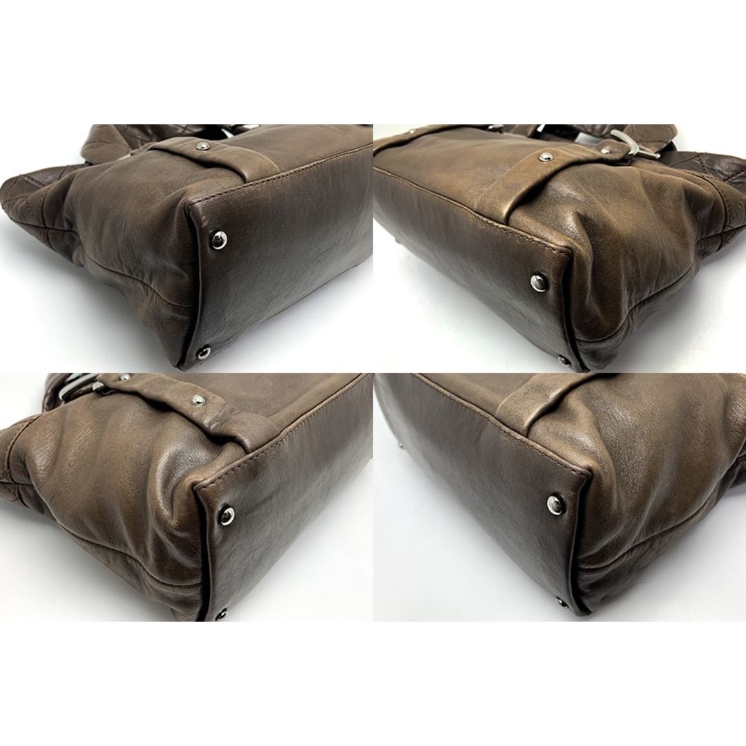 CHANEL(シャネル)のCHANEL シャネル 茶系 ブラウン キルティング 2.55 ターンロック マトラッセ トートバッグ ハンドバッグ 鞄 カバン ブランド レディースのバッグ(ハンドバッグ)の商品写真
