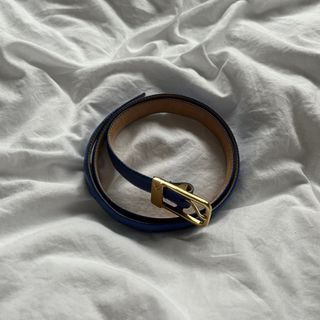 vintage blue belt