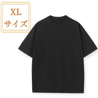 Tシャツ 無地 メンズ 黒 ブラック XL シンプル オフショル ストリート(Tシャツ/カットソー(半袖/袖なし))