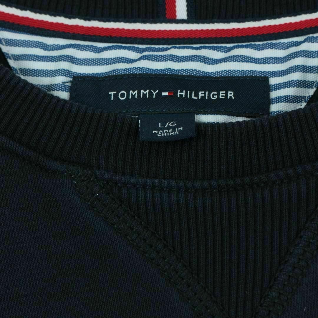 TOMMY HILFIGER(トミーヒルフィガー)の【即完売モデル】トミーヒルフィガー スウェット ビッグロゴ L 刺繍 Y2K メンズのトップス(スウェット)の商品写真