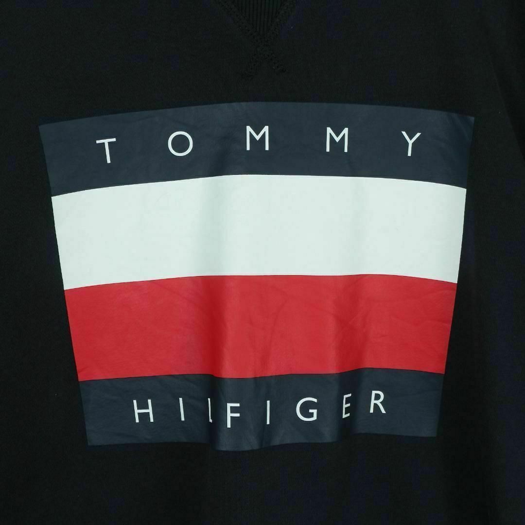 TOMMY HILFIGER(トミーヒルフィガー)の【即完売モデル】トミーヒルフィガー スウェット ビッグロゴ L 刺繍 Y2K メンズのトップス(スウェット)の商品写真