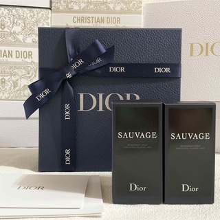 クリスチャンディオール(Christian Dior)のディオール　ソヴァージュ パフューム ボディ スティック 2個 ギフトボックス(香水(男性用))